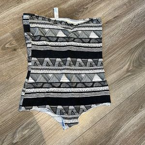 American apparel strapless body suit